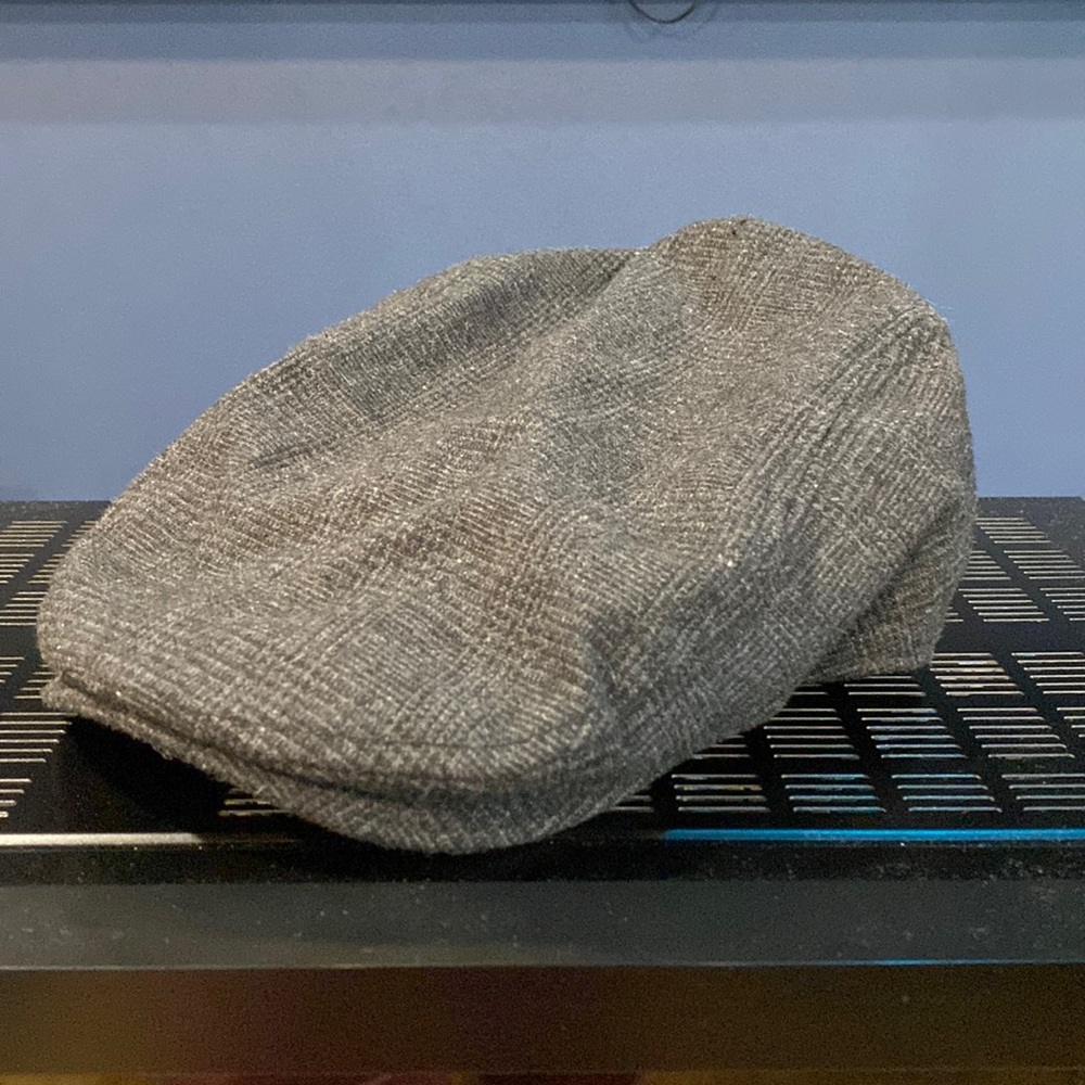 Mens Tweed Jeff Flat Cap Wonderful Fashion Genuine Quality Dark Grey